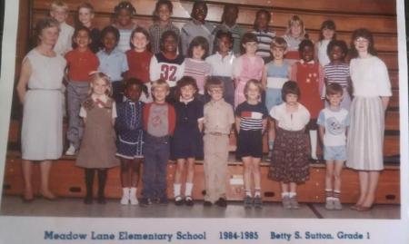 first grade class photo