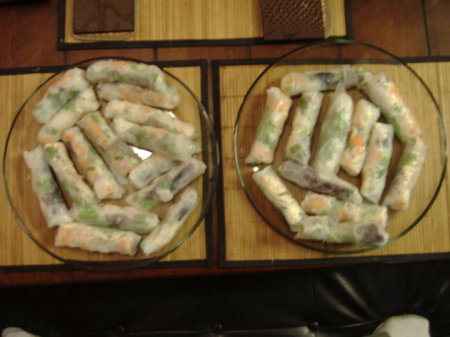  Vietnamese spring rolls 