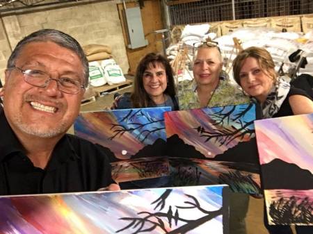 Marilyn Esquibel's album, Manzano HS Paint - Wine - Fun event 