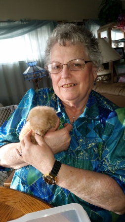 Me & new poodle Little Lucy