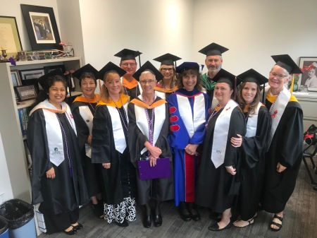 Nursing instructors prepared pinning ceremony