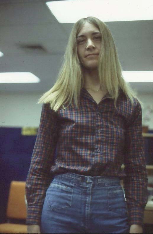 Carol at Work - 1978