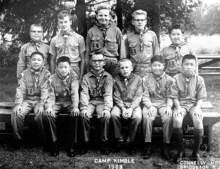 1963 - Camp Kimble Boy Scout camp, Auburn, NJ.