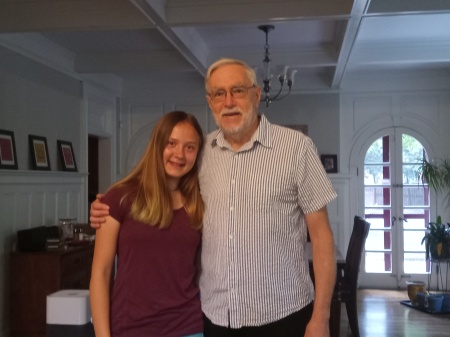 With granddaughter Marann