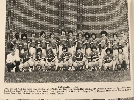 1977 West Tech Warriors-Varsity Baseball Team