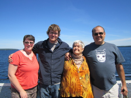 Chris, Eric, mom, and I