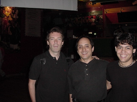 Steve Hackett, Me and Damian De Caro (Buba).