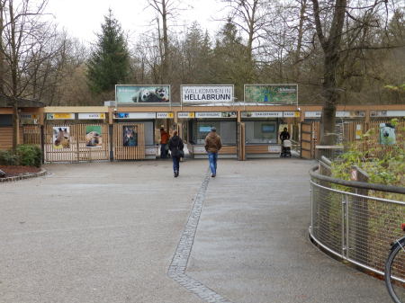 Entrance to Munich Hellabrunn Zoo