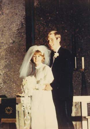 Our wedding February 14, 1971 in San Jose, Ca