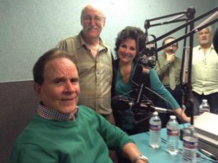 Rich Little, Penny Wilson & Me in studio.... 