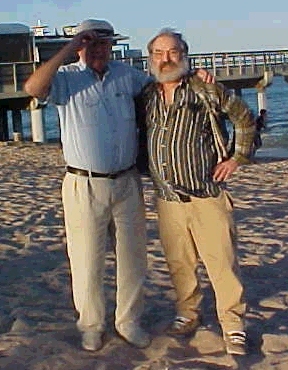 Jim Markley class of 48 and myself iin Florida