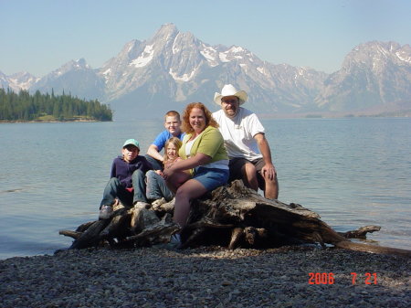 Family Camping trip in the Teton's