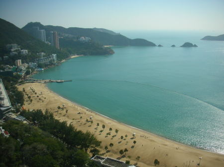 Picture from our apartment--Hong Kong
