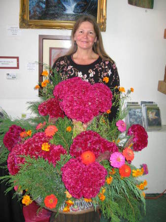 I am a gardener of giant celosia, dahlias and 