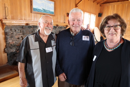 Norm Tuck, David Cooper and David wife Dianne 