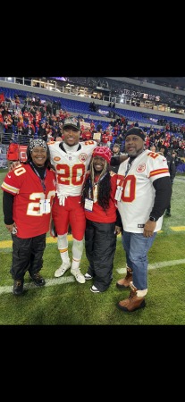 Patrice Justin Taylor Reggie at AFC Game 2024