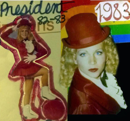 Me, Tina Coligan, 1983 Scarlet President