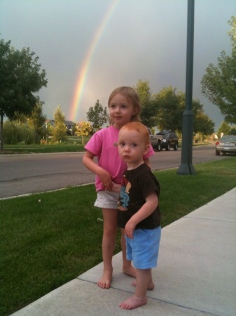 THE RAINBOW LADY AND THE LEADER OF THE PACK !