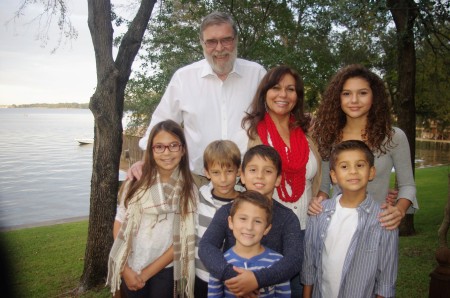 Mireya, Grandkids and I