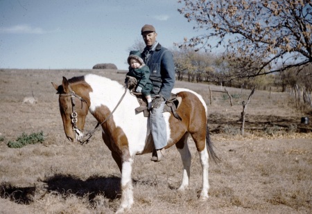 Ron in 1948 (I'm the saddle Horn)