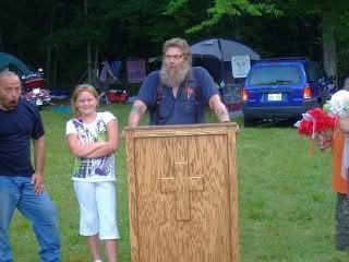 Preaching at Shovelfest
