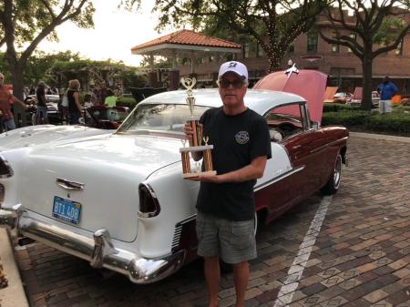 one of my trophies for my 1955 chevy