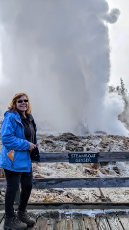 A Yellowstone Geyser blew!