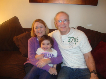 Kathy and I with grandaughter Willa