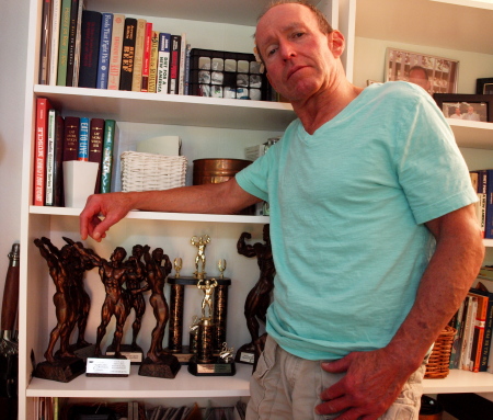 2015? with my 8 BODY BUILDING trophies.....