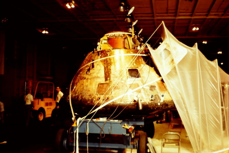 Apollo 11 aboard the USS Hornet