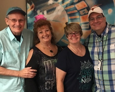 Randy, me, Angie & Bubba celebrating my 70th b