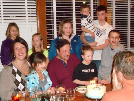 My 60th birthday party with the grandkids 