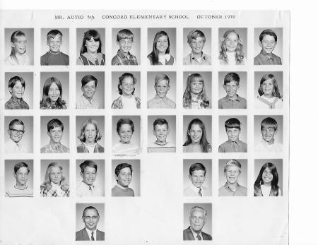 5th Grade 1970 - Mr. Autio