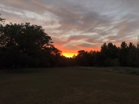 Sunset from the house (Dog House).