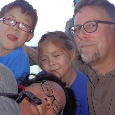 Family, kids Jack & Rory, wife Minty, & me…