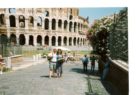 Us in Rome at the Coloseum in the mid 90's