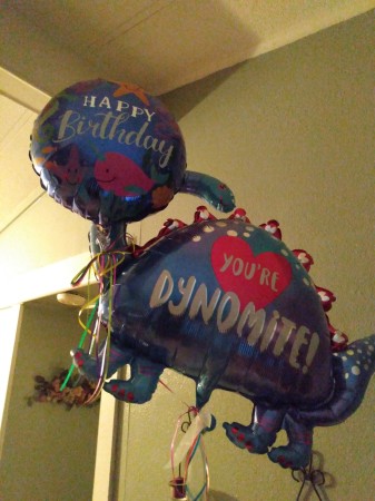 My Birthday Balloon's from my Son! 