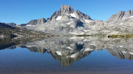 1000 islands lake in Ansel Adams Wilderness.