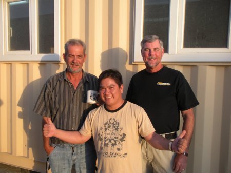 John (Site Superintendent); Aldrin (QCM); Tim