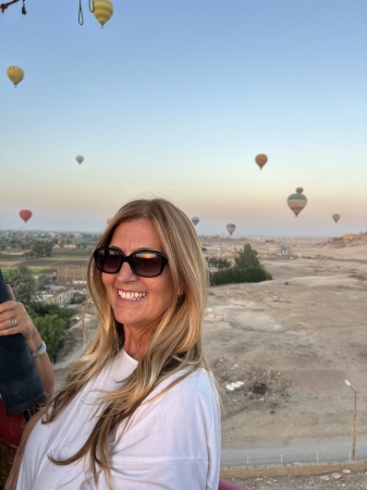 Hot Air Balloon over the Valley of the Kings 
