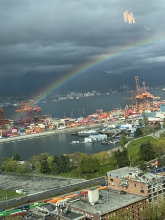 Rainbow over Vancouver 