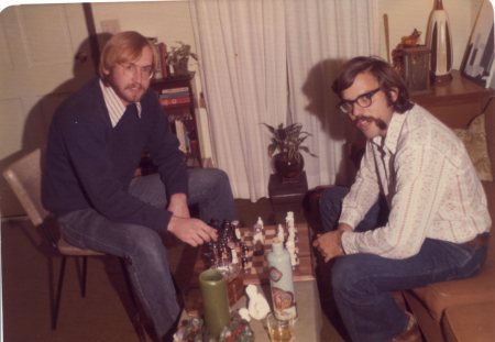 Playing chess with Rob Ricci 1974