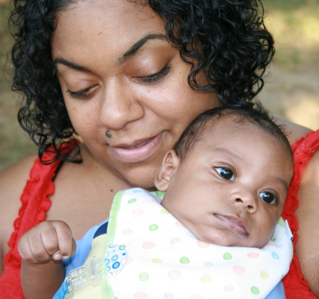 My daughter Randi & son Tristan (months old)