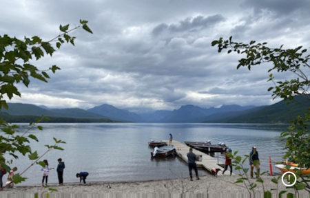 Lake MacDonald Glacier Nat Park July 2023