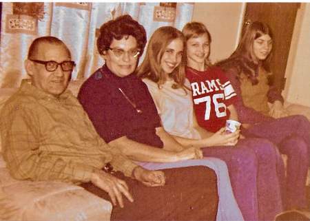 My parents, Frances & Sonja Barnard & me 1971