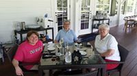 LUNCH AT A PLANTATION IN VIRGINIA
