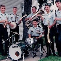 The Dixie band at Fort Lee, Va. 1996
