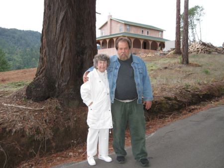 Me & Mom in front of my new house