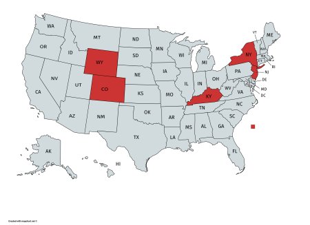 My states of residence