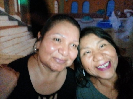 My sister sandra n I 